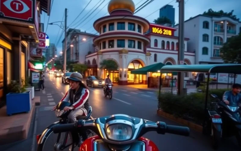 Dịch vụ cho thuê xe công tác Tuy Hoà – Báo giá, uy tín, an toàn Xe hơi hiện đại đang đỗ trước văn phòng công ty ở Tuy Hoà